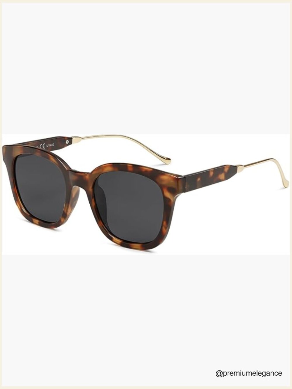 Classic Square Polarized Sunglasses Retro Trendy Uv400 Sunnies
